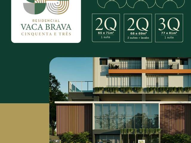 #Brava 53 - Apartamento para Venda em Goiânia - GO - 1