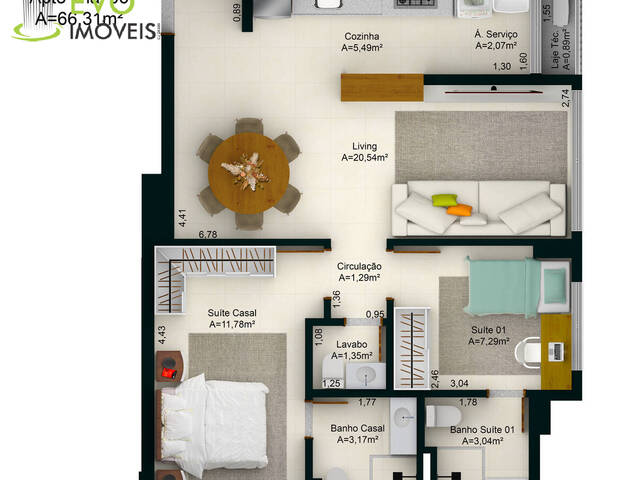 Apartamento para Venda em Goiânia - 3