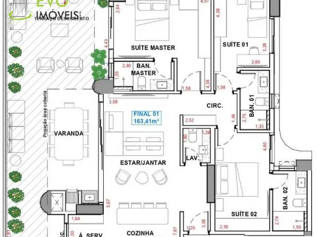 #803 - Apartamento para Venda em Goiânia - GO - 2