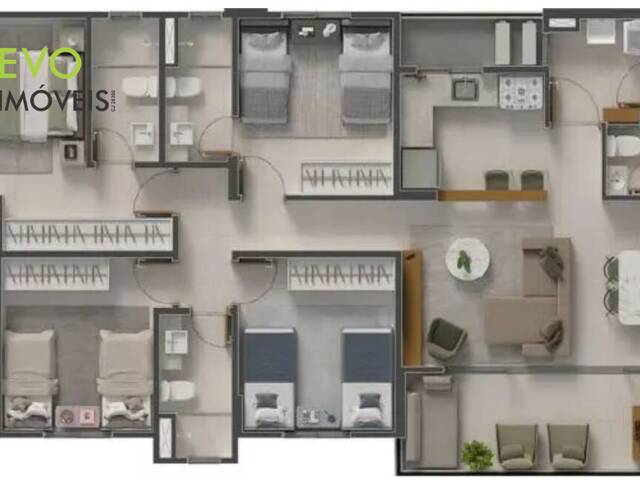 #830 - Apartamento para Venda em Goiânia - GO - 3